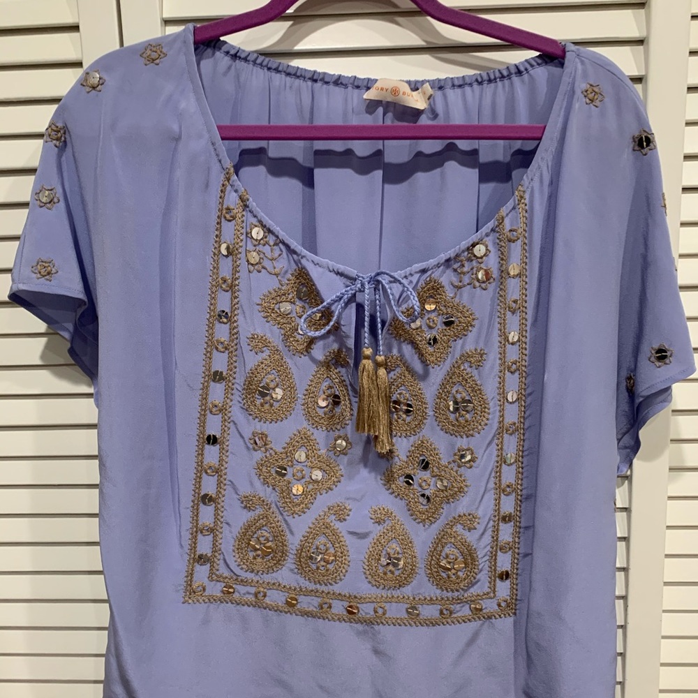 Tory Burch Blouse Size 6 like new!